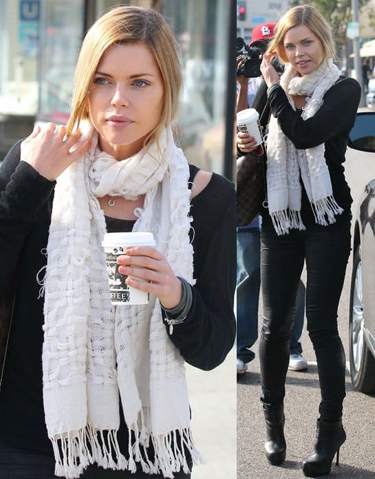 Sophie Monk grabs some coffee in West Hollywood