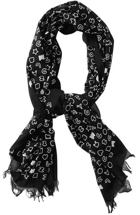 MARC by Marc Jacobs Stardust Logo Scarf