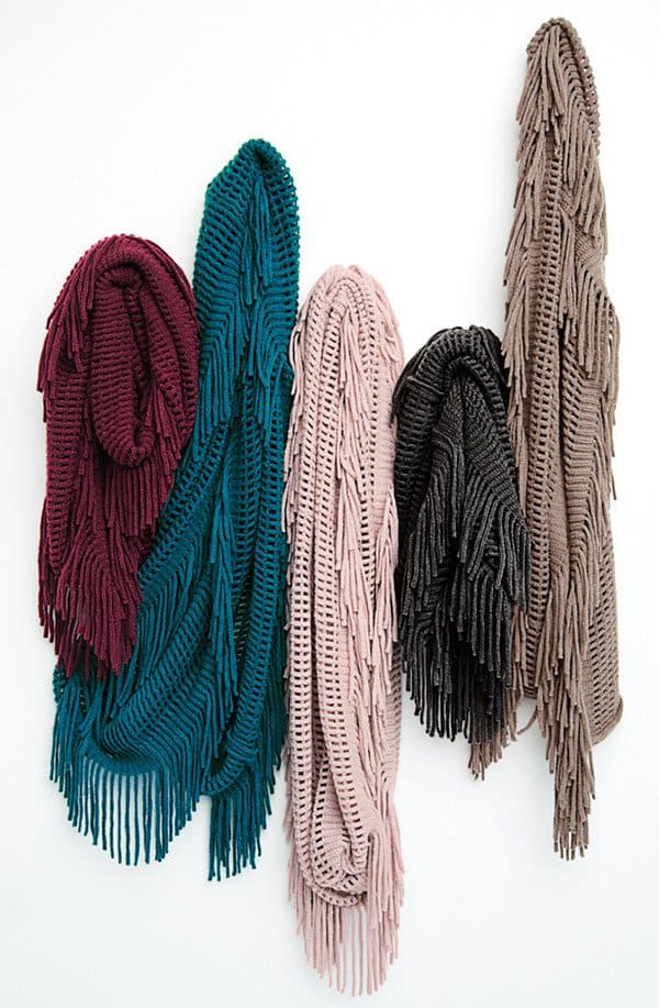 David & Young - Open Weave Infinity Scarf 