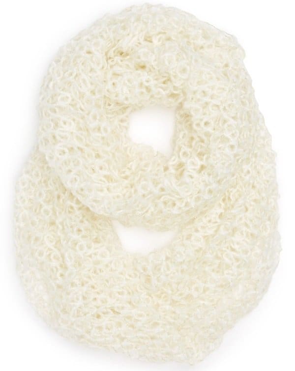 David and Young Open Knit Infinity Scarf