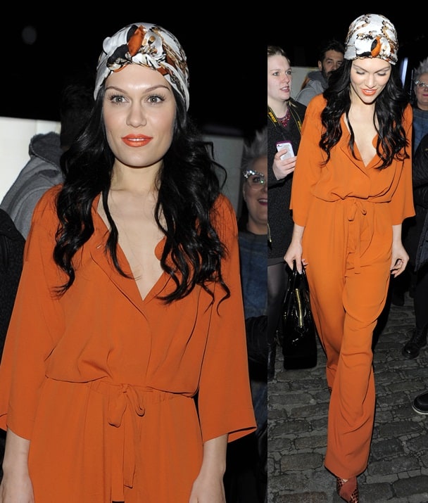 Jessie J attends the Fall 2014 Vivienne Westwood presentation during London Fashion Week