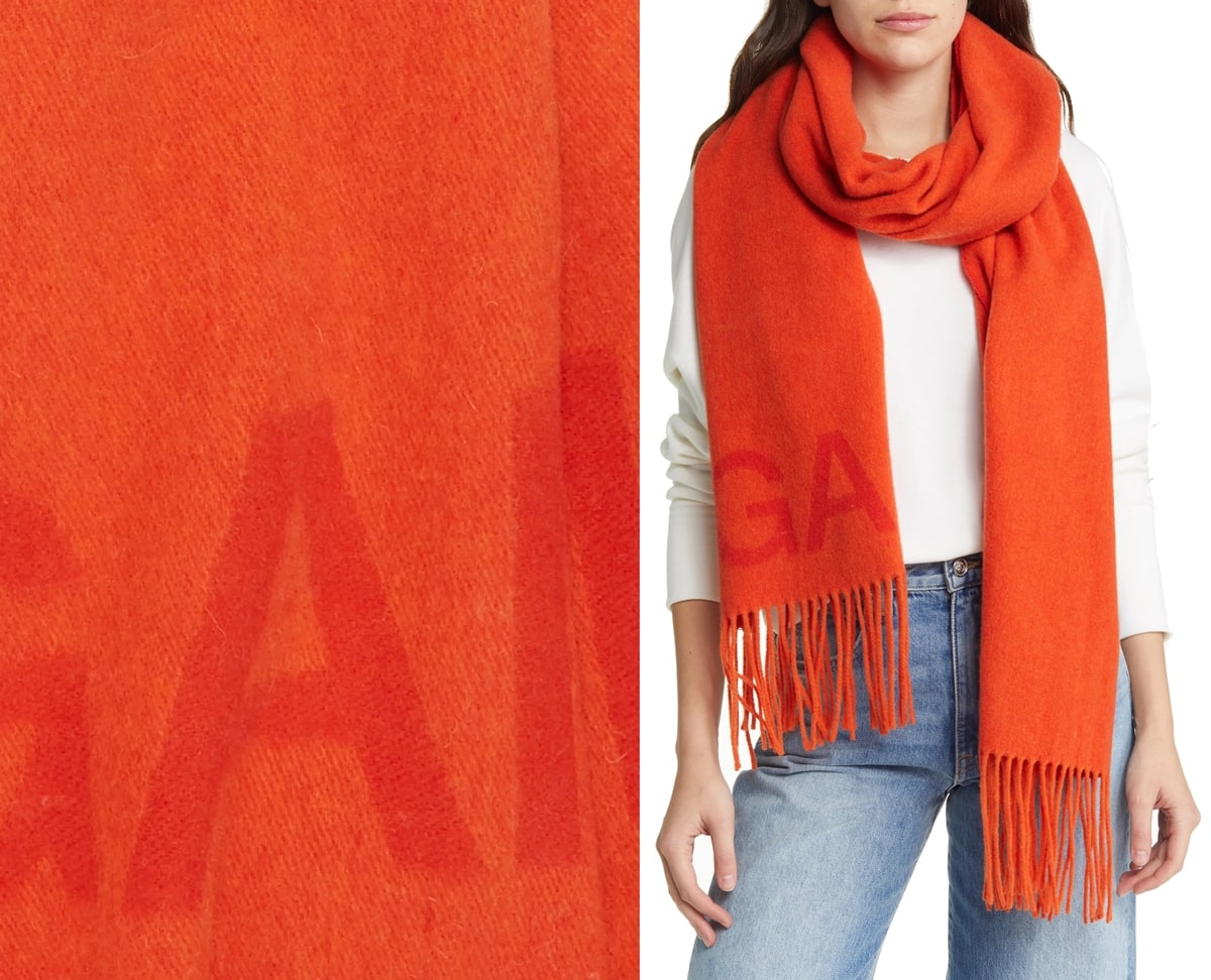 An orange scarf can be a versatile and stylish accessory that can add a pop of color to any outfit